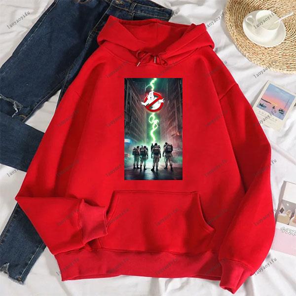 Охотники за привидениями Мода Аниме Повседневная Мужская Худи Женская и Мужская Толстовка Свободный крой Спортивный костюм Осень и Зима Толстовка