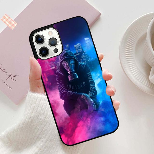 Осенний Череп Газовая Маска Чехол для Телефона для iPhone 17 Air 16 16e 15 12 11 13 14 Pro Max Apple Plus Coque