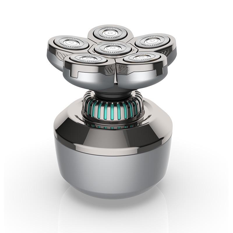 Многофункциональная перезаряжаемая электрическая бритва для мужчин - Цифровой дисплей, для бритья головы налысо, для всего тела и бороды, моющаяся бритва