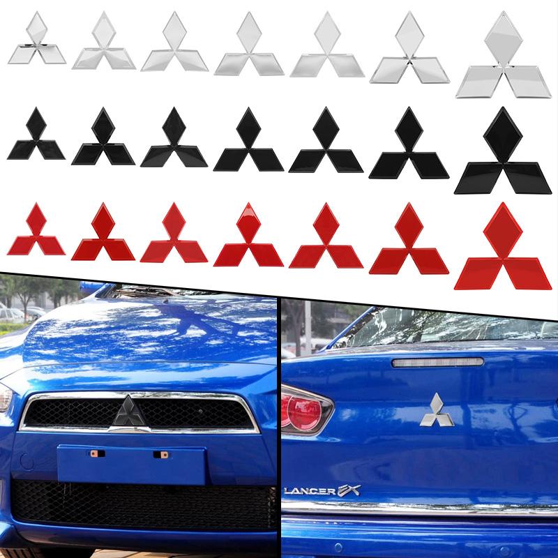 1 шт. Автомобильный значок на передний капот Для Mitsubishi Outlander Lancer 9 10 Pajero L200 EX ASX Креативный логотип на заднюю дверь багажника Автоаксессуары AH4