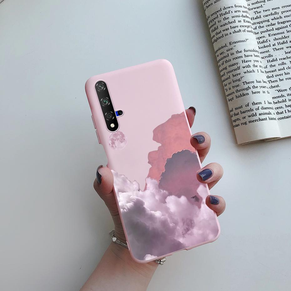 For Honor 20 Case For Honor 20 Pro YAL-AL10 Cover Cute Cat Cartoon Painted Phone Case For Honor20 20Pro YAL-L21 Soft Bumper Capa