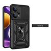Для Xiaomi Poco F5 чехол Магнитное кольцо Подставка Funda для Xiaomi POCO F5 Чехол Слайдерная крышка объектива Броня Pocco F5 Маленький чехол