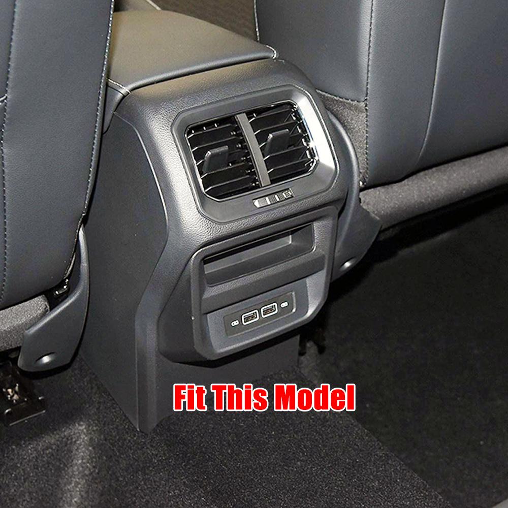 Для Volkswagen VW Tiguan MK2 2017- Центральная консольная коробка для хранения вещей Подлокотник Коробка для розетки переменного тока Крышка USB-панели