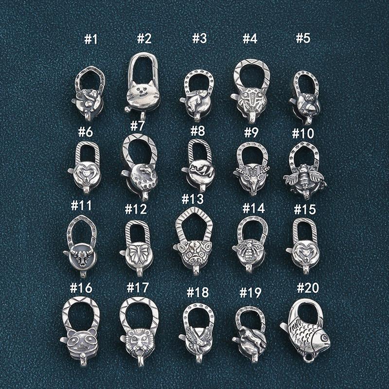 S925 Sterling Silver Lobster Clasp Diy Jewelry Handcrafted Accessory Clasp Bracelet Necklace Connecting Clasp