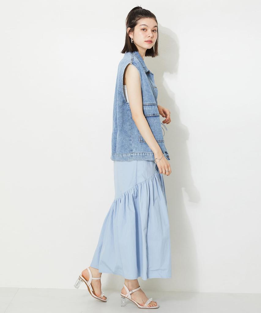 Прозрачные сандалии [Oriental Traffic], Каблук, 7,8 см, Женственные, Женские, MO42201, 23,0 см~23,5 см