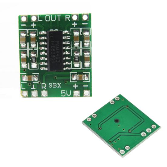 Супер Мини Цифровая Плата Усилителя Класса D 2x3 Вт PAM8403 2,5-5 В Питание от USB