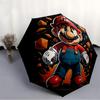 1pc Mario Adventure Automatic Open/close Folding Portable Cute Cute Umbrella  with 8-Ribs Structure for Women/Men, All-Season Use   a0901060