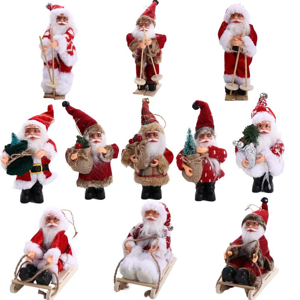 Table Decor Kids Gift Figurine Santa Claus Doll Christmas Decorations Hanging Pendants Santa Figure