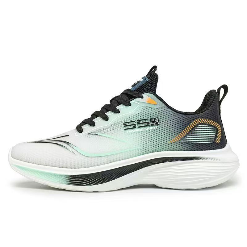 Мужская обувь кроссовки летние новые сетчатые дышащие спортивные туфли студенческие повседневные амортизирующие легкие мягкие подошвенные кроссовки для бега