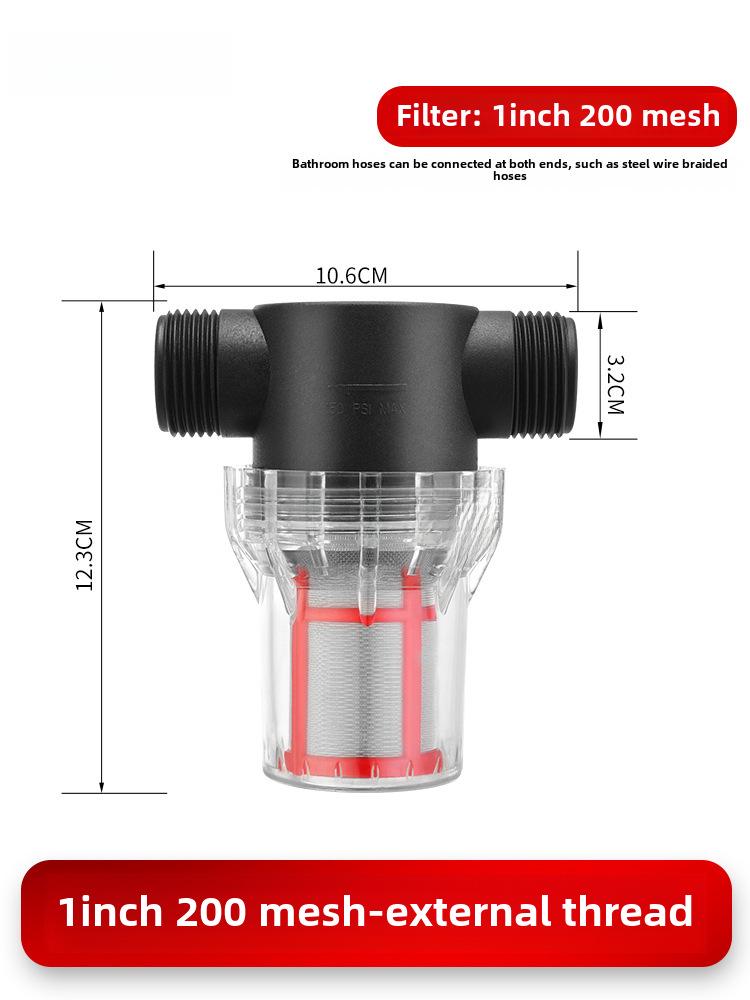 Garden Hose Sediment Filter: Pre-Pipe Car Wash & Water Purifier