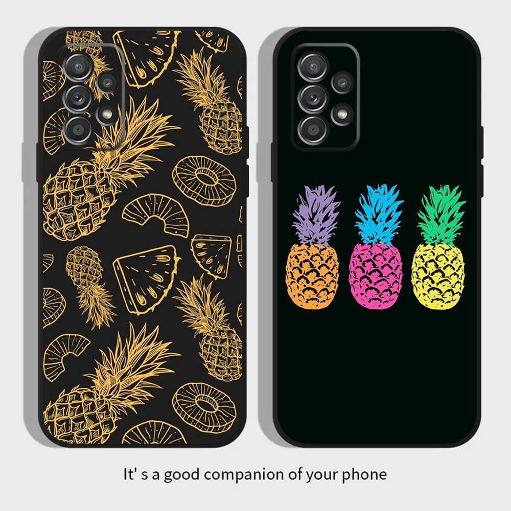 Fruit Pineapple Phone Case For Samsung S21,S22 Ultra,S20,S30 plus,S22 plus,S23,S30 ultra 5G Silicone Cover