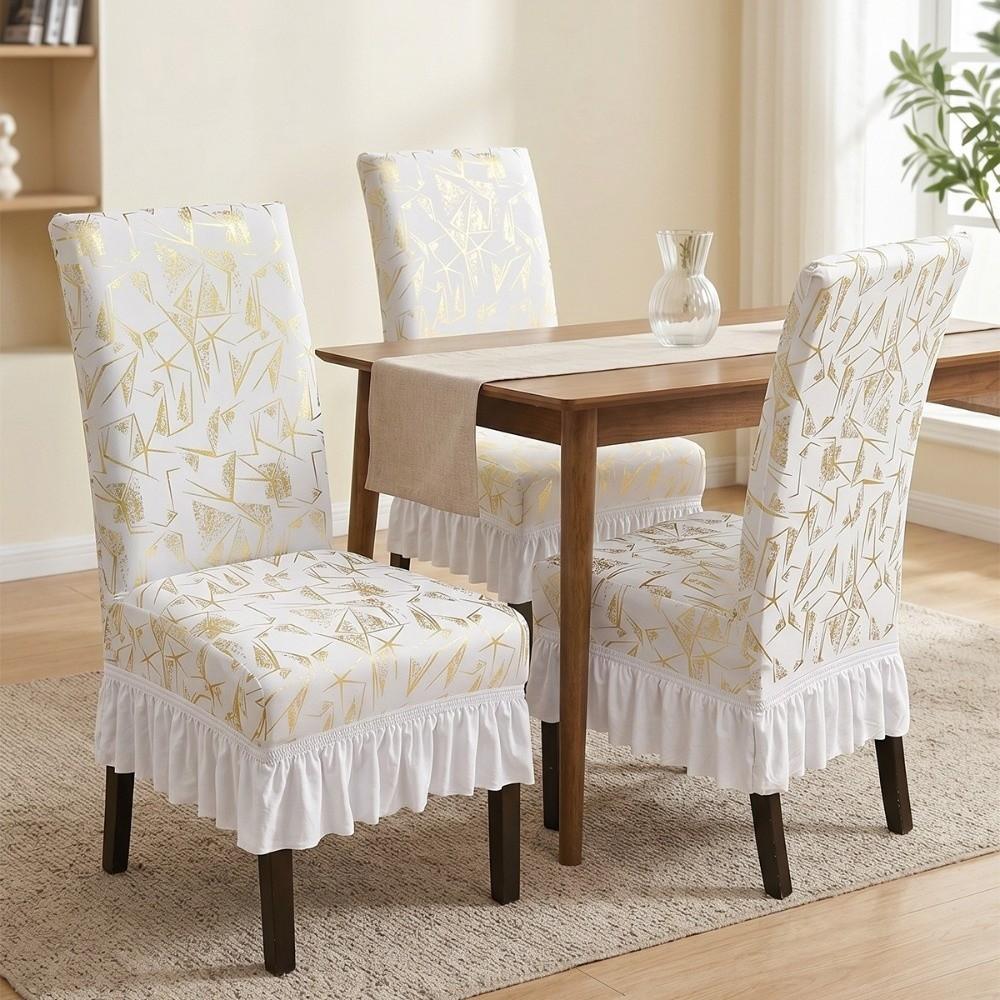 Dustproof Seat Cover Thickened Chair Slipcover Decorative Skirted Chair Cover Wedding Decor