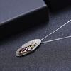 Original Designer Pendant with Branch Design S925 Sterling Silver Natural Rose Pomegranate Necklace Pendant