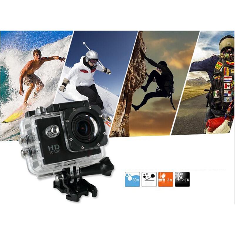 Mayitr 1 комплект Full HD экшн-камера спортивная видеокамера водонепроницаемый видеорегистратор шлем Go Pro