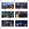 Putuo Decor Bridge Licenses Plate Metal Sign Plaque Metal Vintage Decoration for Living Room Door Beach House Home Wall Decor