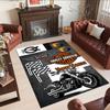Harley-davidson Motorcycles Personalized Text Carpet Design for Bedrooms Living Rooms Kitchen Hallway Anti-slip Rug Anime Office Decor