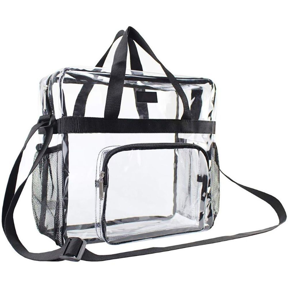 Stadium Approved Large Capacity Clear Bag Travel Mini Shoulder Bag Unisex Transparent Purse