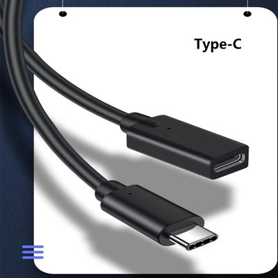Кабель-удлинитель USB 3.1 Type C папа-мама для зарядки и передачи данных 30 см