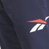 Reebok Классические повседневные прямые спортивные брюки с ретро-логотипом, унисекс, темно-синие 24SRM617U-GN1