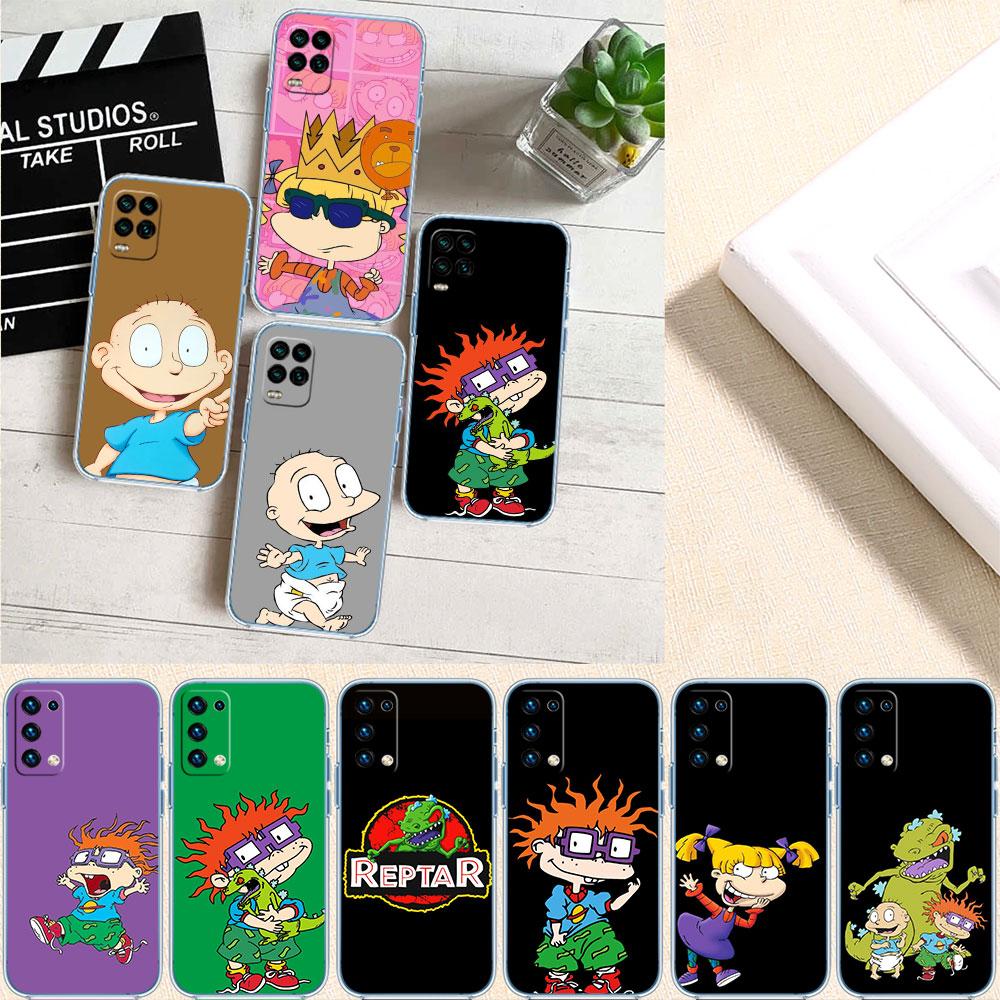 LO82 R-Rugrats Soft Shell Transparent Phone Case for Motorola Moto Edge 20 30 40 50 S30 Fusion Ultra Pro Neo Lite + G200 G23