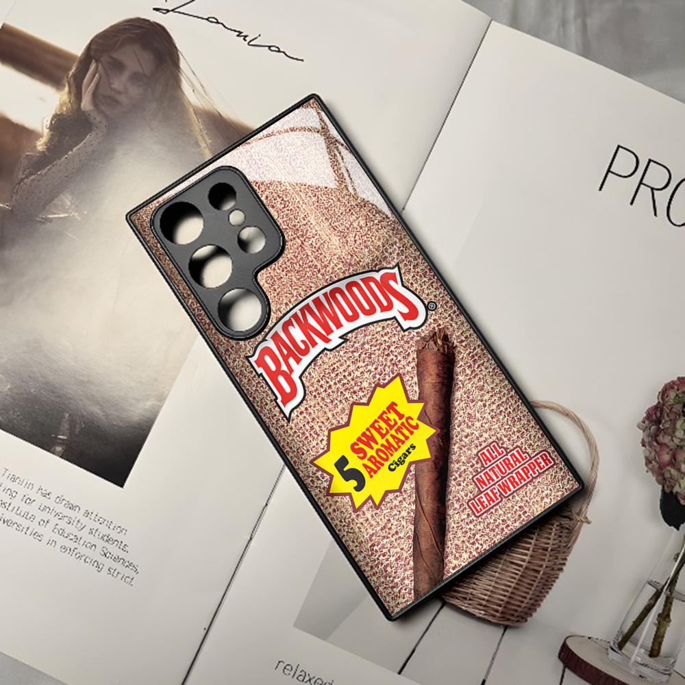 Чехол для телефона Backwoods Cigars для Samsung Galaxy S26 S25 S24 S23 S22 S20 S21 Edge Ultra Plus Fe Цветной Серебристый Чехол