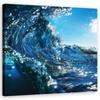 Canvas Print Blue Sea Wave