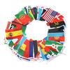 ФЛАГОВЫЙ ГИРЛЯНДА 25-65М 14x21см 20x30см 100-200 шт. Флаги стран на веревке Мировой баннер Гирлянды-флажки для дома вечеринки украшение