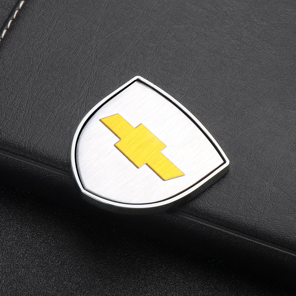 AABHF1 1Pcs Metal Car Emblem Body Trunk Decoration Sticker For Chevrolet Cruze Captiva Lacetti Epica Silverado Trailblazer Colorado