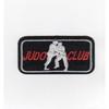 Iron-on Patch - M&C - Judo Club - Black - 3 X 6 Cm - Easy To Apply