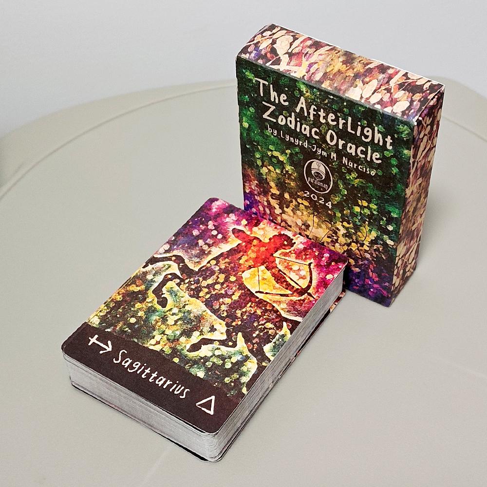 Колода Ленорман Afterlight и 12 карт-оракулов Зодиака 62*87мм