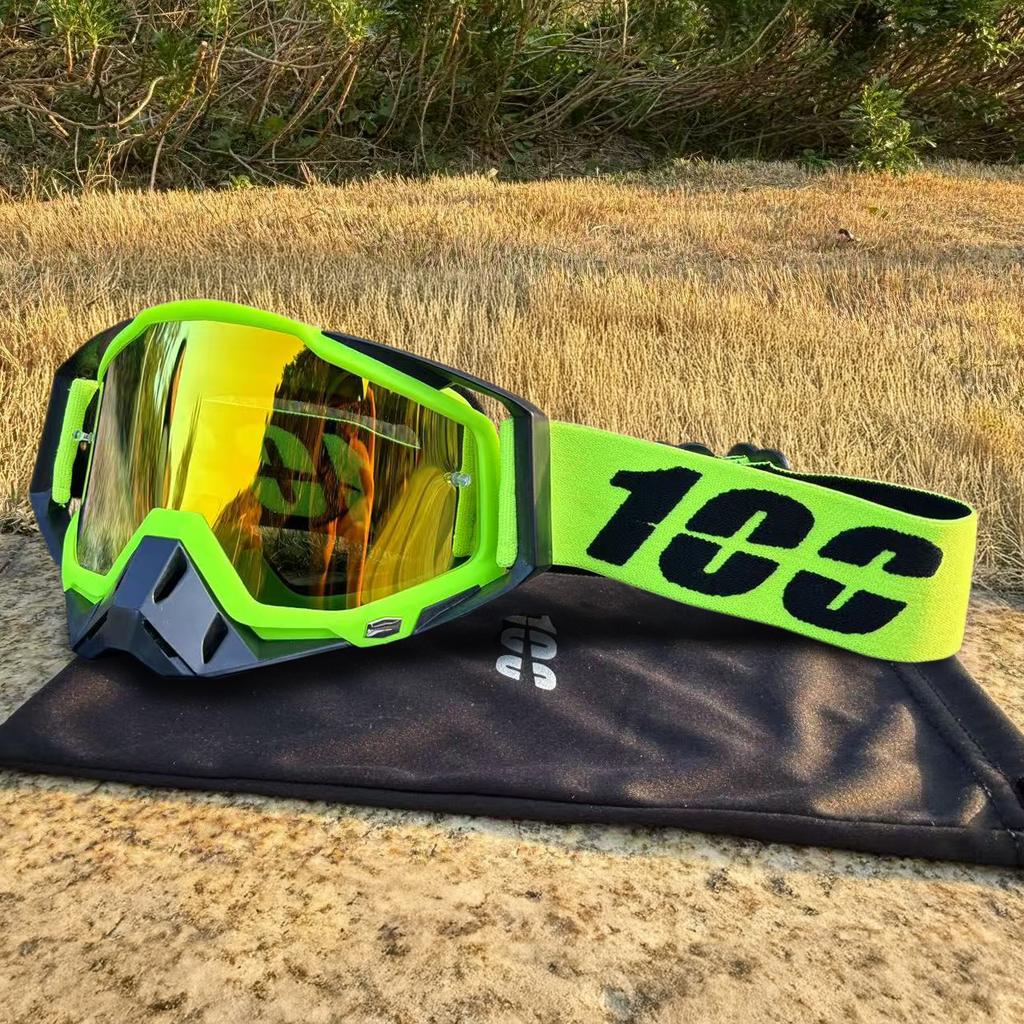 100 New Motocross Goggles Moto Glasses Outdoor Sport Cycling Dirt-Bike Off-Road Sun Glasses MX ATV Men Motorcycle Helmet Goggles