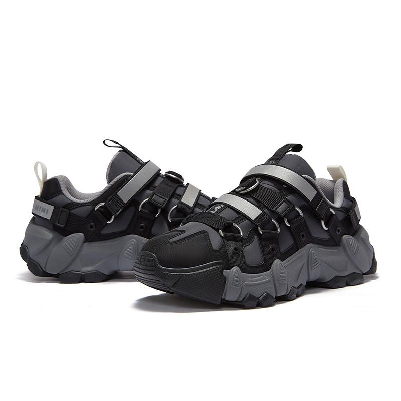 Perks And Mini X Fila Fusion Exocet Горные Кроссовки Удобные Модные Низкие Повседневные Кроссовки Мужские кроссовки Тень-Черный Серый Черный T12M441507FDB