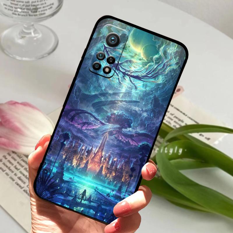 For Xiaomi Mi 10T Pro 5G Case Mi10T 10T Lite 5G Geometric Pattern Silicone TPU Matte Phone Cover For Redmi K30S Coque Bumper