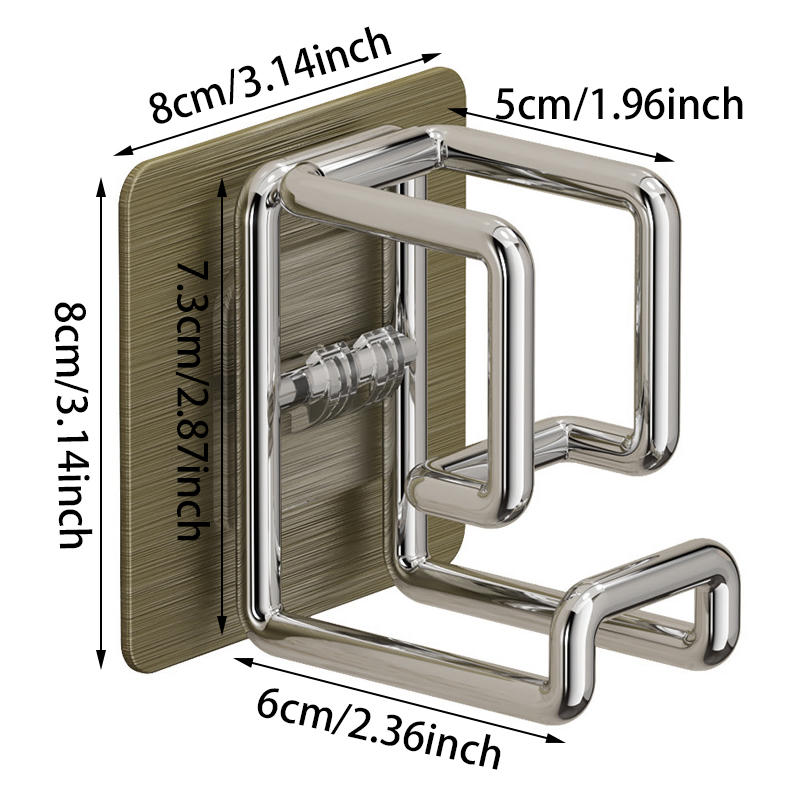 Practical Wash Basin Hook Storage Rack Multifunctional Bathroom Kitchen Wall Mounted Towel Hanging Holder