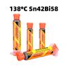 Sn42Bi58 SMD паста для сварки 138 ℃ низкотемпературный бессвинцовый шприц без очистки паяльная паста для ремонта компонентов телефона