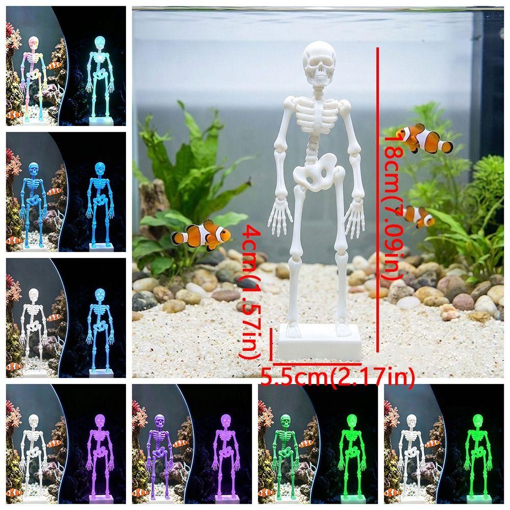 Realistic Dancing Skeleton Aquarium Bubbler 3D Printed Water Wiggling Skeleton Decor Gag Gift