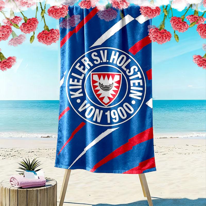 Kiel Spirit Print Beach Towel, Large Soft Quick Dry Towel for Beach Camping Swimming