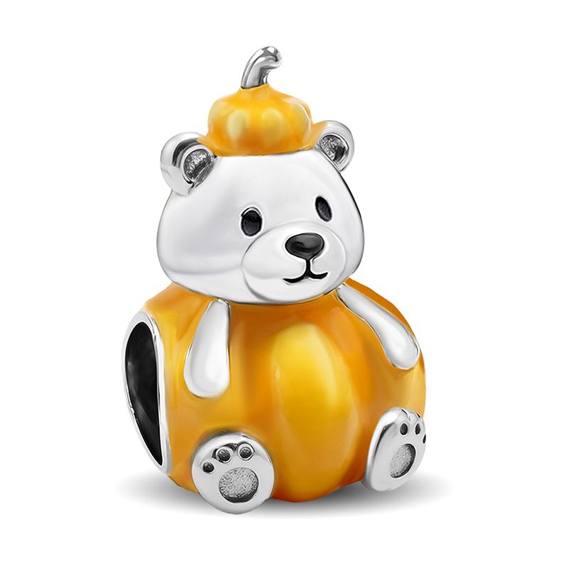 Copper Sausage Dog Unicorn Pumpkin Bear Animal Series Bead Fit Diy Bracelet Making Gift Of High Quality Jewelry