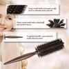 1pc Round Comb Bristle Hair Brush Comb Quiff Roller Curling Rolling Brush DIY Hairdressing Tool With Wood Handle