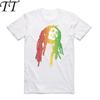 2019 Bob Marley Fashion T-shirts Summer Short Sleeve Reggae Music T Shirt Casual Streetwear Men White Clothing Size 3XL