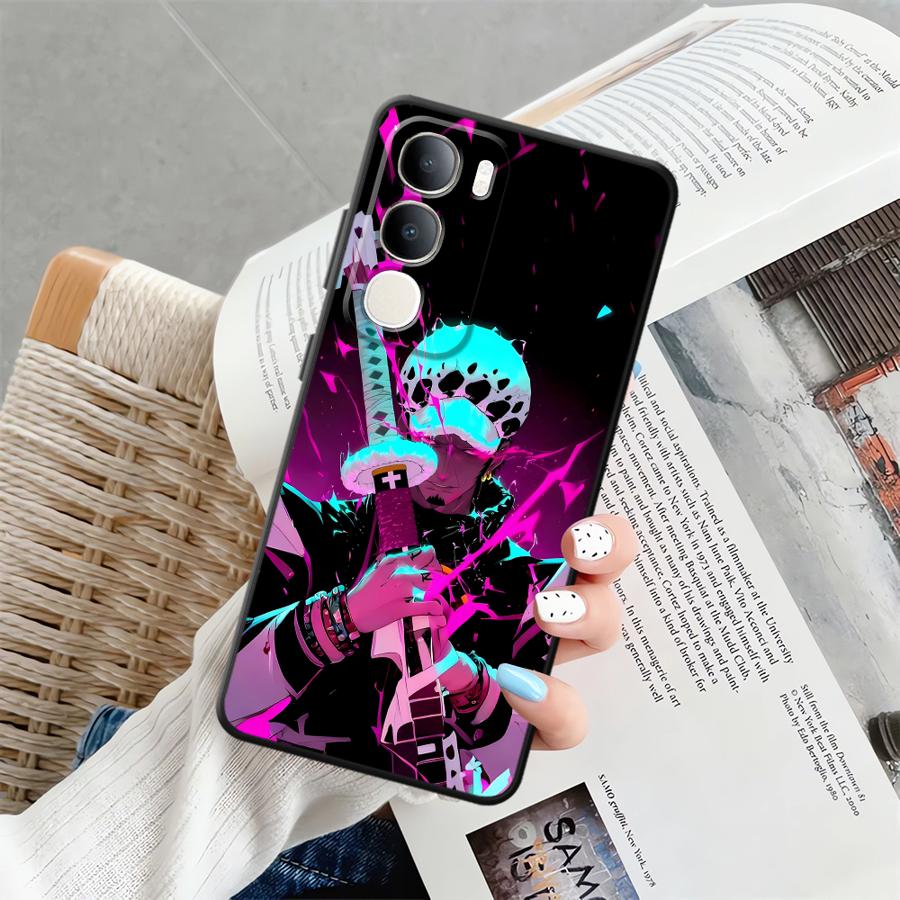 Чехол с рисунком из аниме One Piece для Vivo Y50 Y95 V27 Y51S Y78 Y71 Y91 V21E V23 Y52S Y93 V29 Y75 Y81 V25 V30 Y53S Чехол для телефона