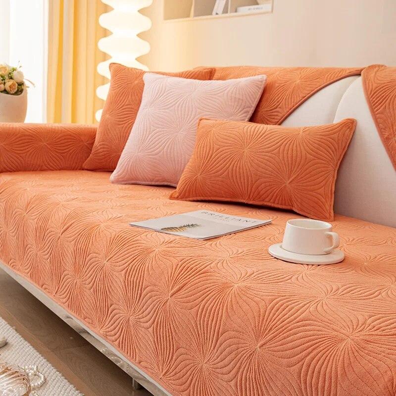 Thicken Plush Sofa Towel Nordic Universal Sofa Cover Non-Slip Combination Couch Covers Sofa Towel for Living Room Home Decor