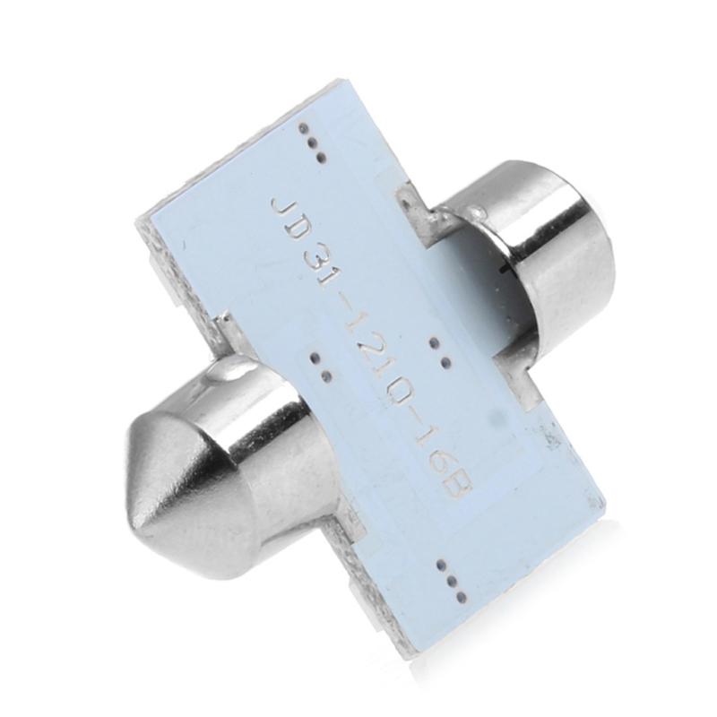 1 шт. 31 мм 3528 16SMD автомобильный светодиодный купольный гирлянда с двойным наконечником для крыши номерного знака