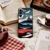 Япония Гора Фудзи Вишня Чехол для телефона для Samsung S25, S24, S21, S22, S23, S30, Ultra, S20, Plus, Fe, Lite, Note, 10, Черный чехол