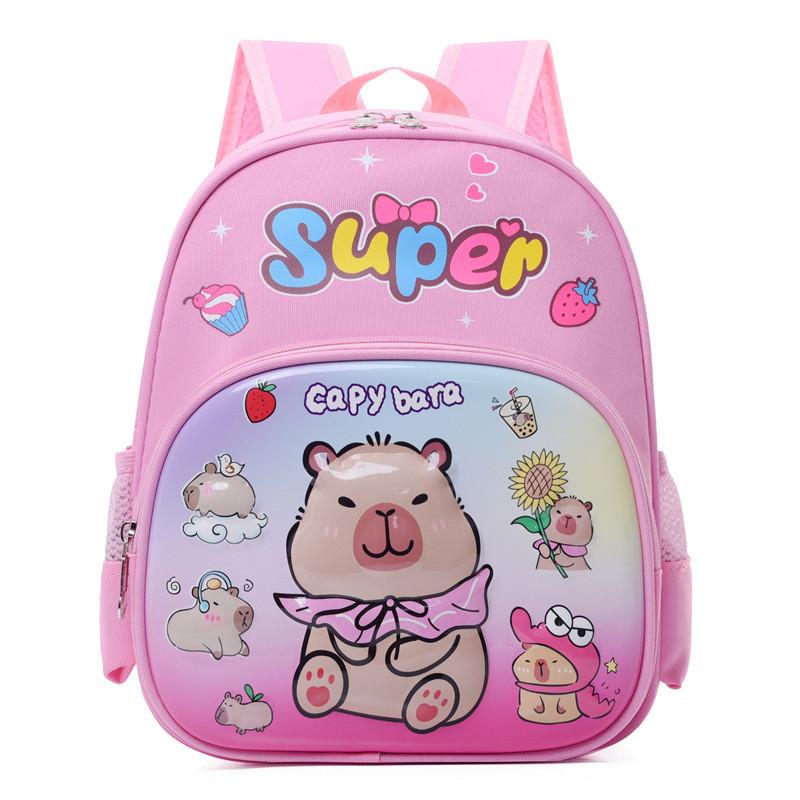Adorable Cartoon Kids Backpack For Ages 3 To 6 With Comfortable Nylon Design