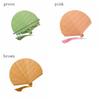 Retro Bamboo Folding Fan Solid Color with Tassels Folding Hand Fan Portable Decorative Fan Handheld Fan Cultural Activities