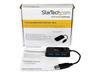 Концентратор USB 3.0 - StarTech - ST4300MINU3B - 4 порта - Встроенный кабель - Черный