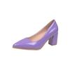 Plus Size Ladies Shoes Slip On Women's High Heels Fashion Office Pumps Women Shallow Pointed Toe Chunky Heels Shoes Women