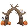 2.4m Halloween Ghost Owl Withered Tree Pumpkin Arch Courtyard LED Luminous Inflatable Mold Decoration Ornament