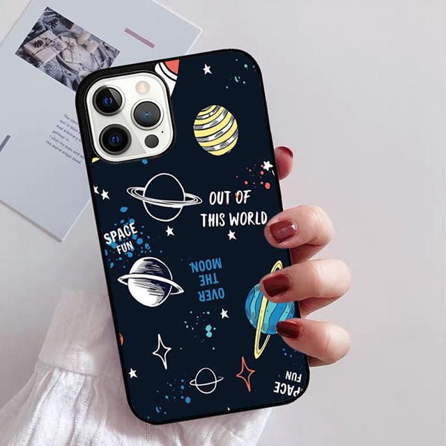 Чехол для телефона с изображением космического астронавта для iPhone 11 12 13 14 Pro Max mini XR XS SE 2020 6 7 8 Plus Samsung S21 S22 Coque Funda